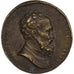 Italie, Médaille, Michel-Ange, Lys de Florence, Bronze, TTB