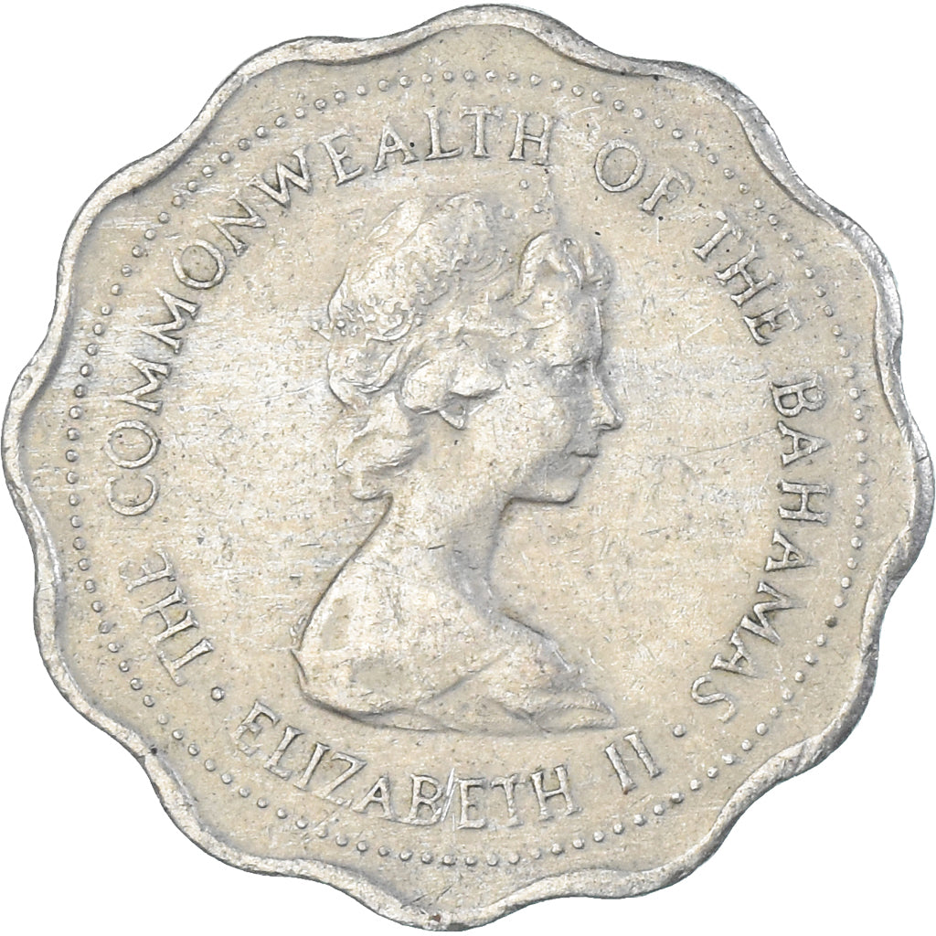 Moeda, Baamas, 10 Cents, 1973