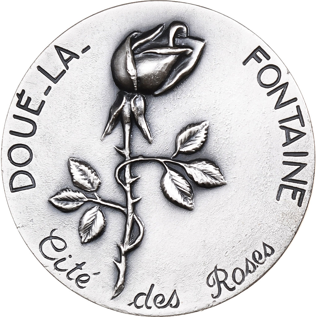 Frankreich, Medaille, Comité de la Rose, Doué-la-Fontaine, Silvered bronze