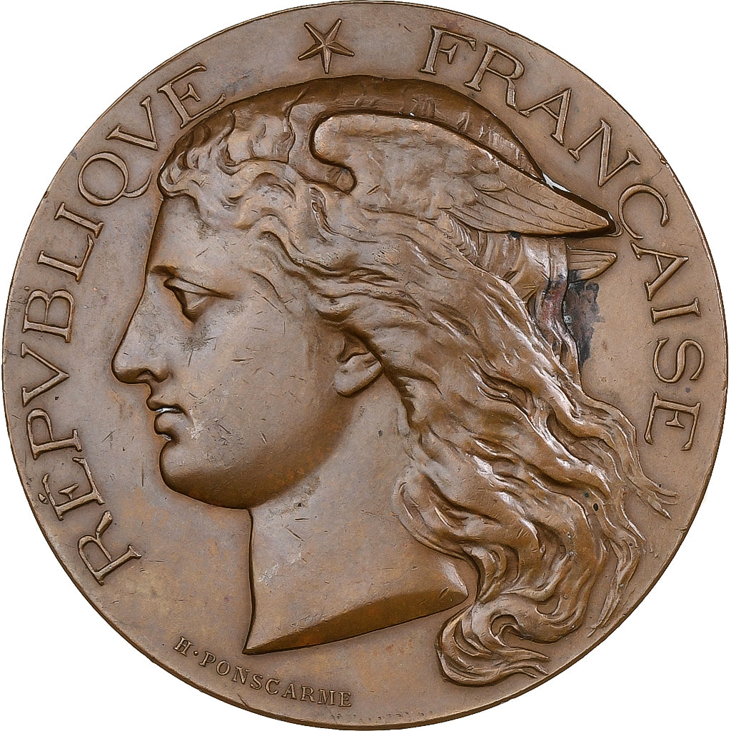 Francia, medaglia, Ministère de l'Agriculture, 1884, Bronzo, Ponscarme, BB