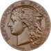 Francia, medaglia, Ministère de l'Agriculture, 1884, Bronzo, Ponscarme, BB