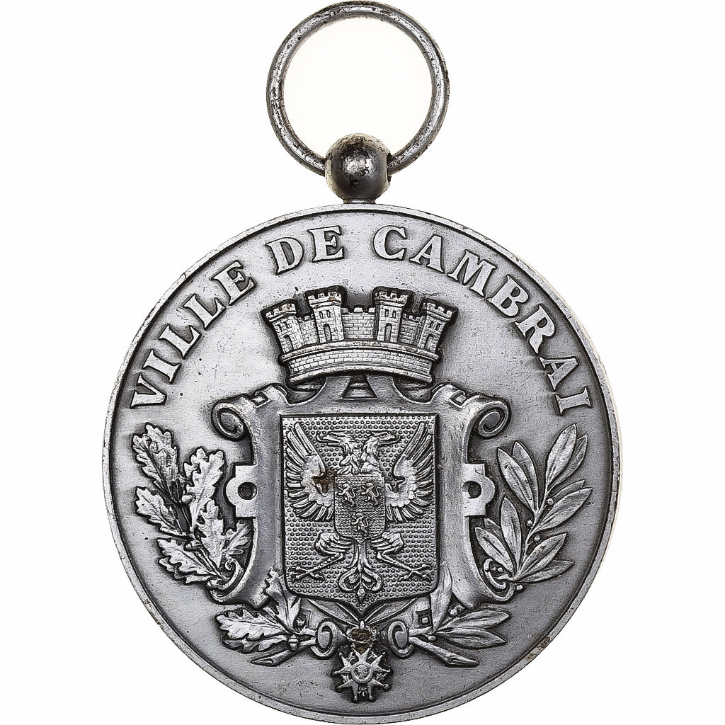 Frankrijk, Medaille, Ville de Cambrai, 1981, Silvered bronze, PR