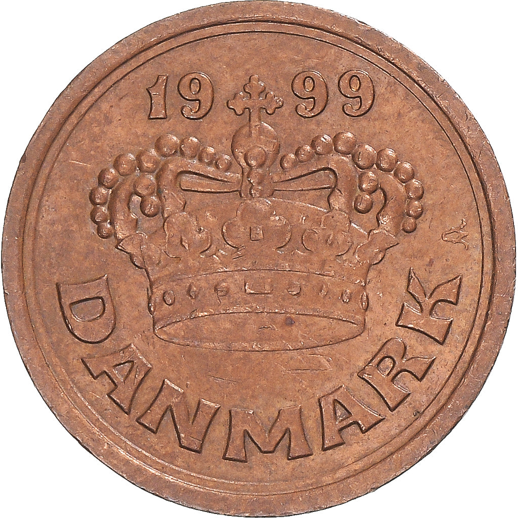 Moneta, Danimarca, 25 Öre, 1999