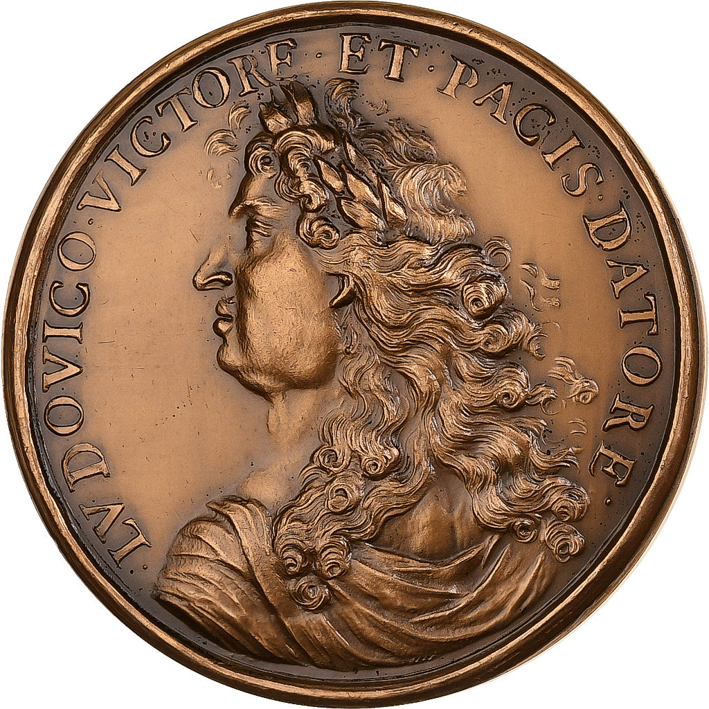 France, Medal, Louis XIV, Cambray réuni à la couronne, 1977, MDP, Bronze
