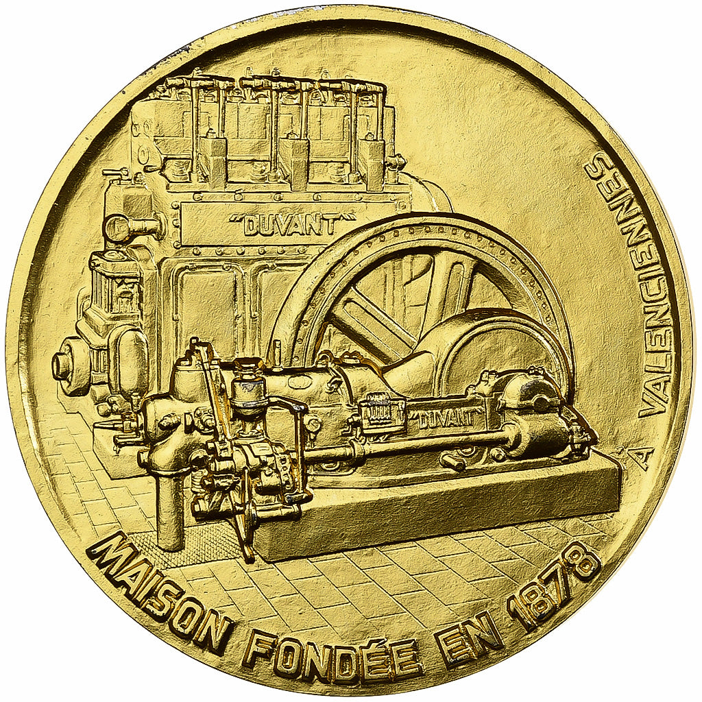 France, Medal, Louis Duvant, 1970, Silver plated gold, Bérard, AU(55-58)
