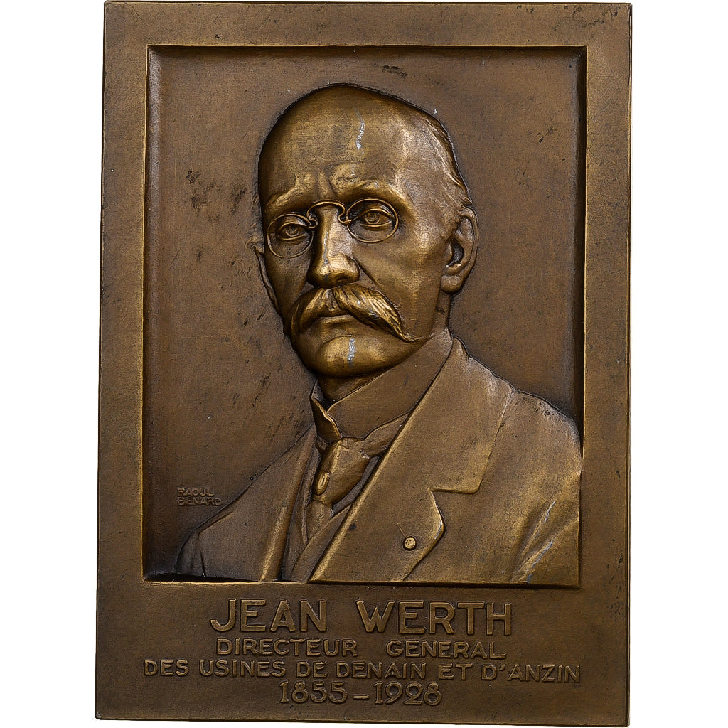 França, medalha, Jean Werth, 1928, MDP, Bronze, Benard, AU(55-58)