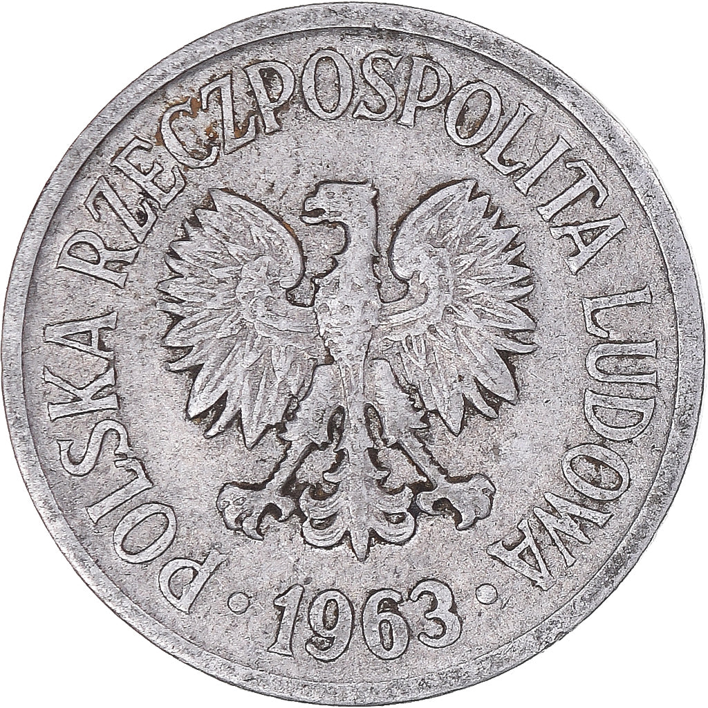 Moneta, Polska, 20 Groszy, 1963