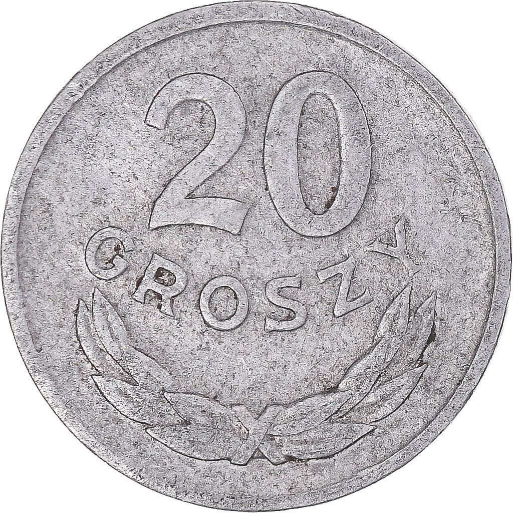 Moneta, Polska, 20 Groszy, 1963