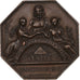 France, Medal, Comptoir de Cambrai, 1847, Copper, Montagny, AU(50-53)