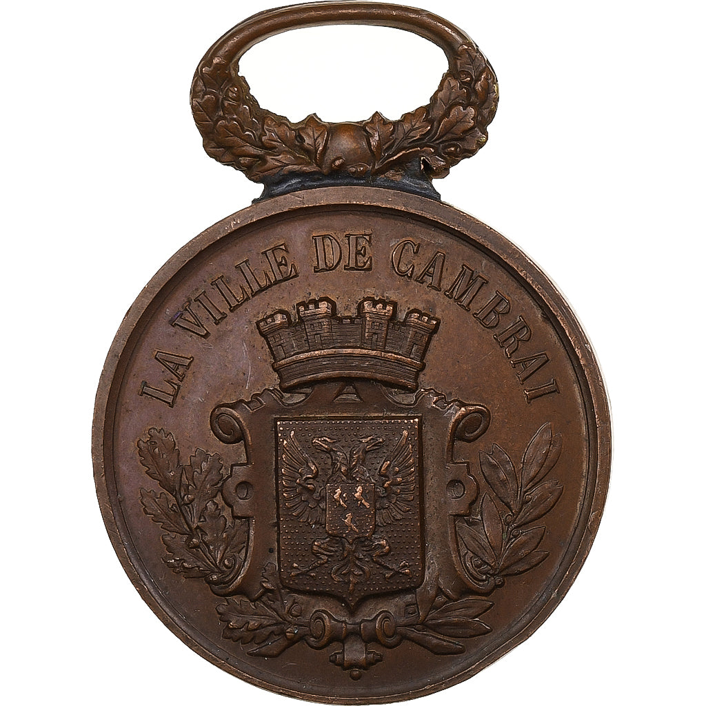 France, Médaille, Ville de Cambrai, Cuivre, TTB+