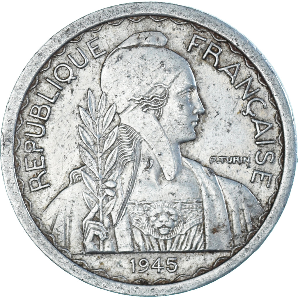 Monnaie, Indochine française, 10 Cents, 1945