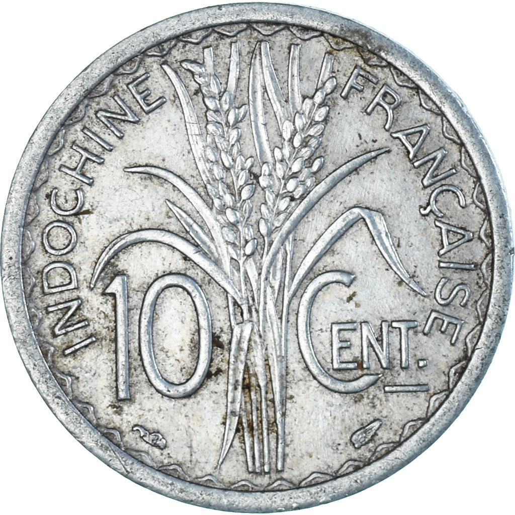 Monnaie, Indochine française, 10 Cents, 1945