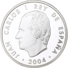 Spanje, Juan Carlos I, 10 Euro, Enlargement of EU, Proof, 2004, Madrid, Zilver