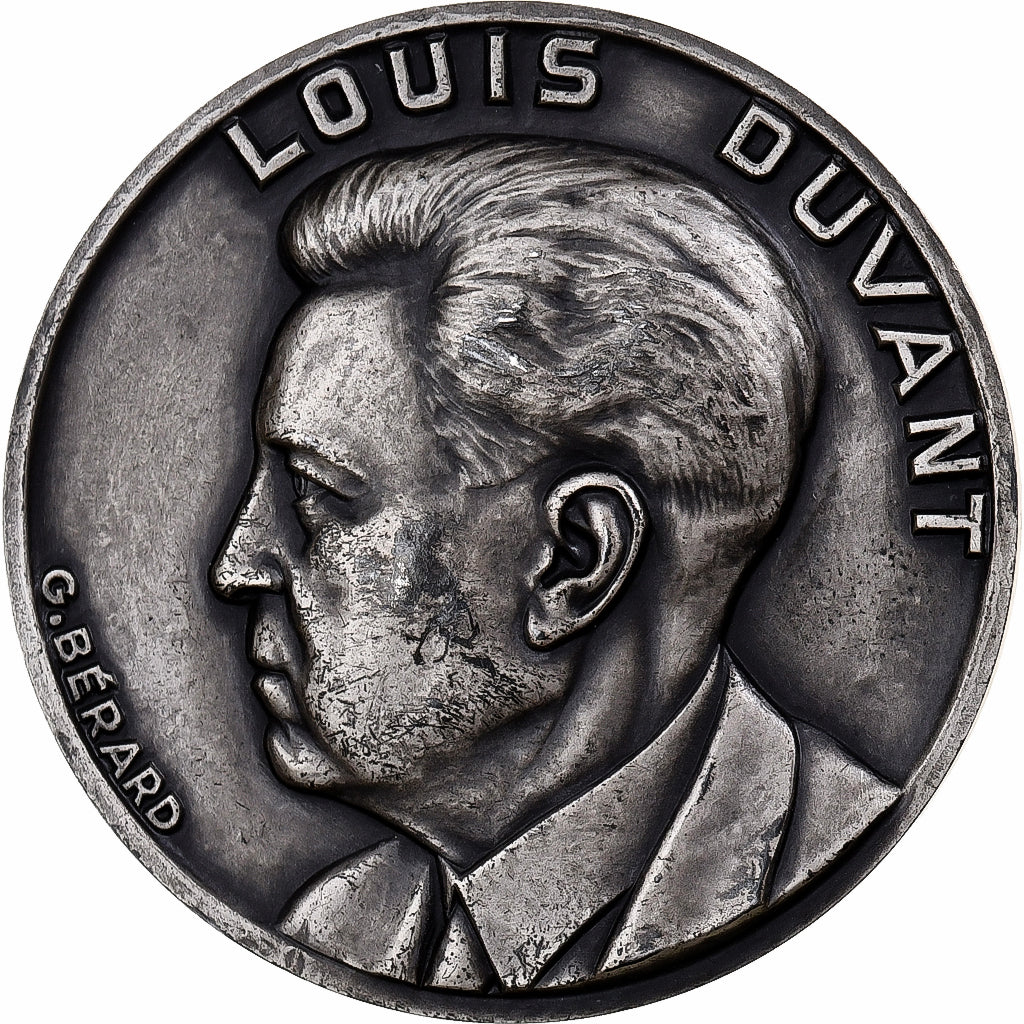 France, Medal, Louis Duvant, 1970, MDP, Silver, Bérard, AU(50-53)