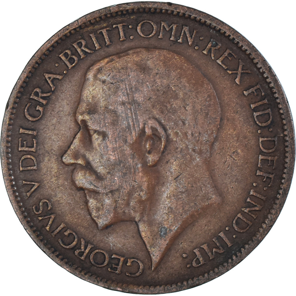 Moeda, Grã-Bretanha, 1/2 Penny, 1916