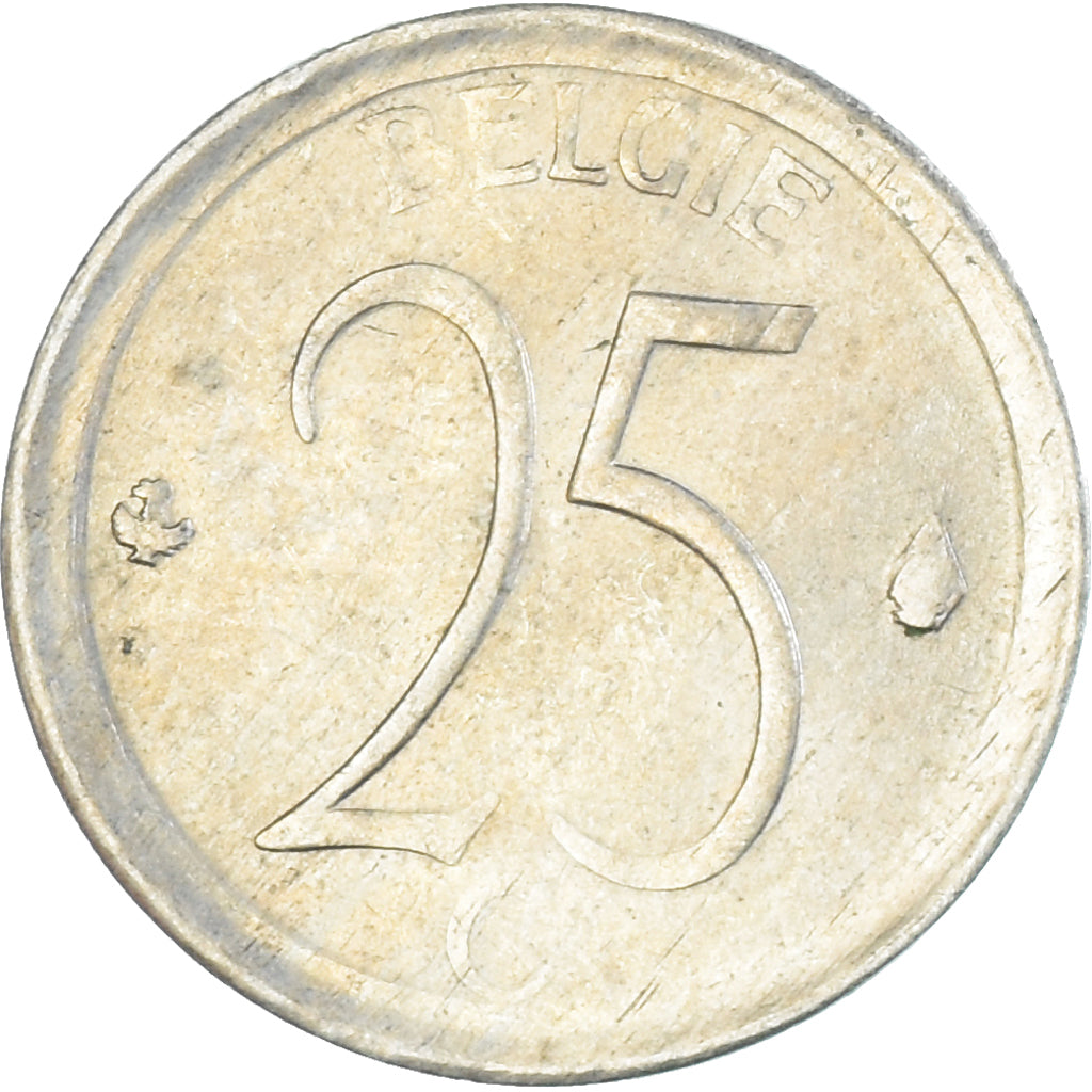 Monnaie, Belgique, 25 Centimes, 1968