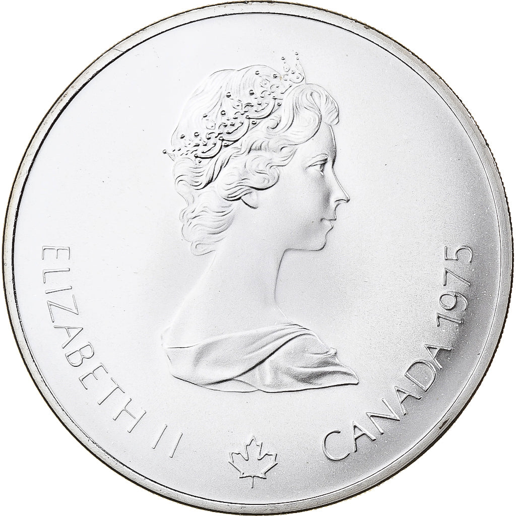 Canada, Elizabeth II, 10 Dollars, 1976 Olympics - Sailing, 1976, Ottawa, Silver
