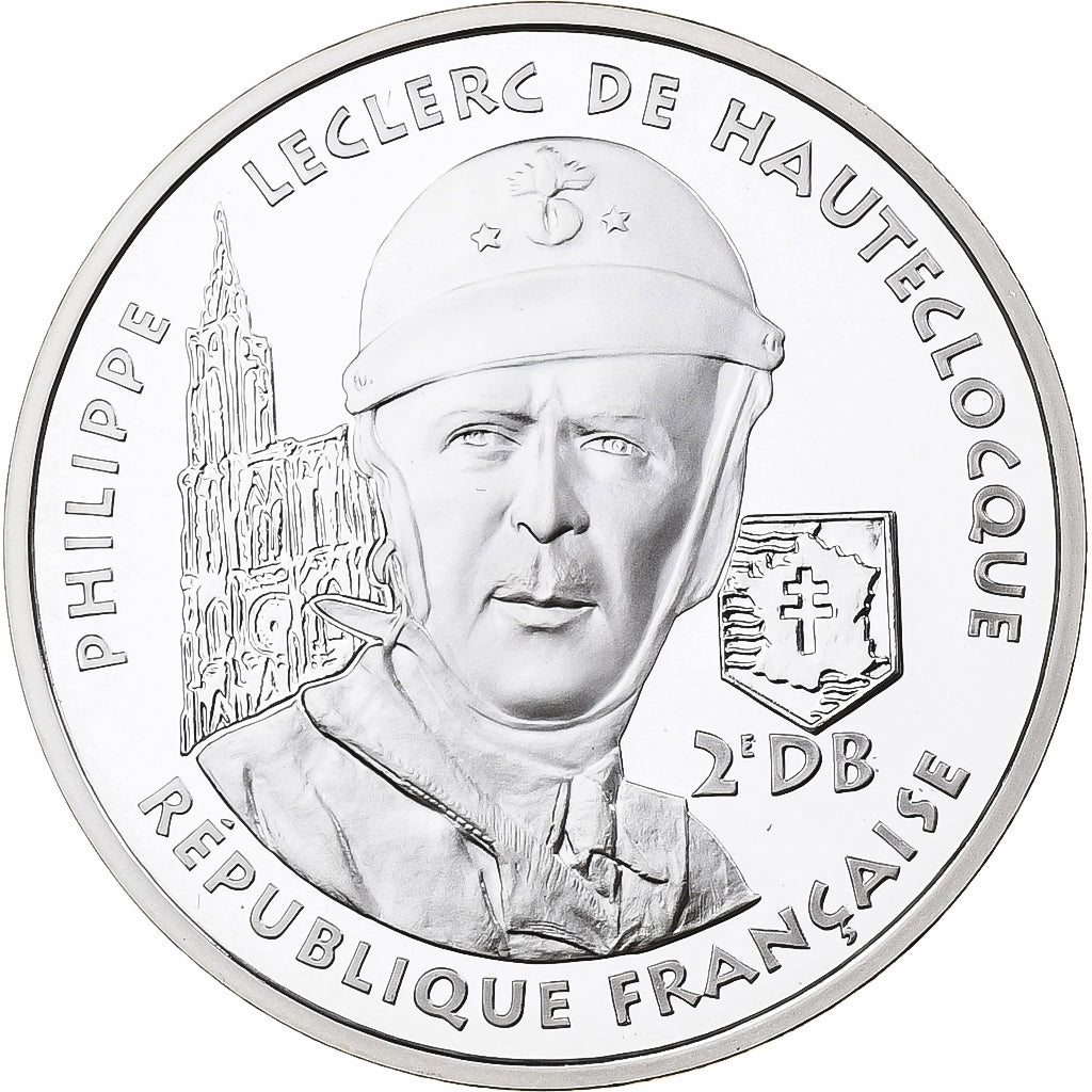 France, 100 Francs, Philippe Leclerc de Hauteclocque, 1994, MDP, Proof, Silver