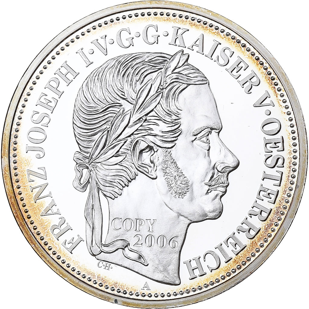 Autriche, Médaille, Franz Joseph I, Réplique de 2 Thaler de 1857, 2006