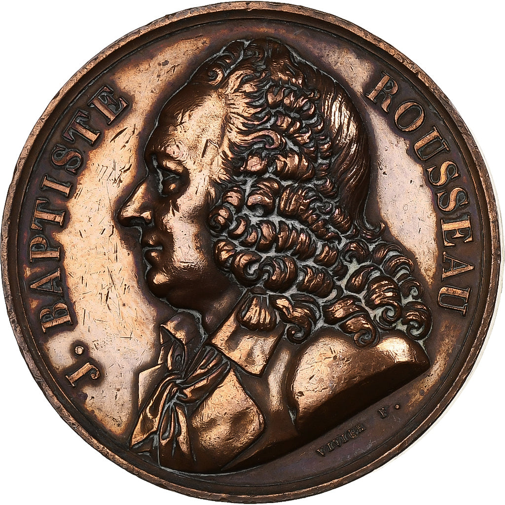 Frankreich, Medaille, Jean-Baptiste Rousseau, Galerie métallique, 1819, Kupfer