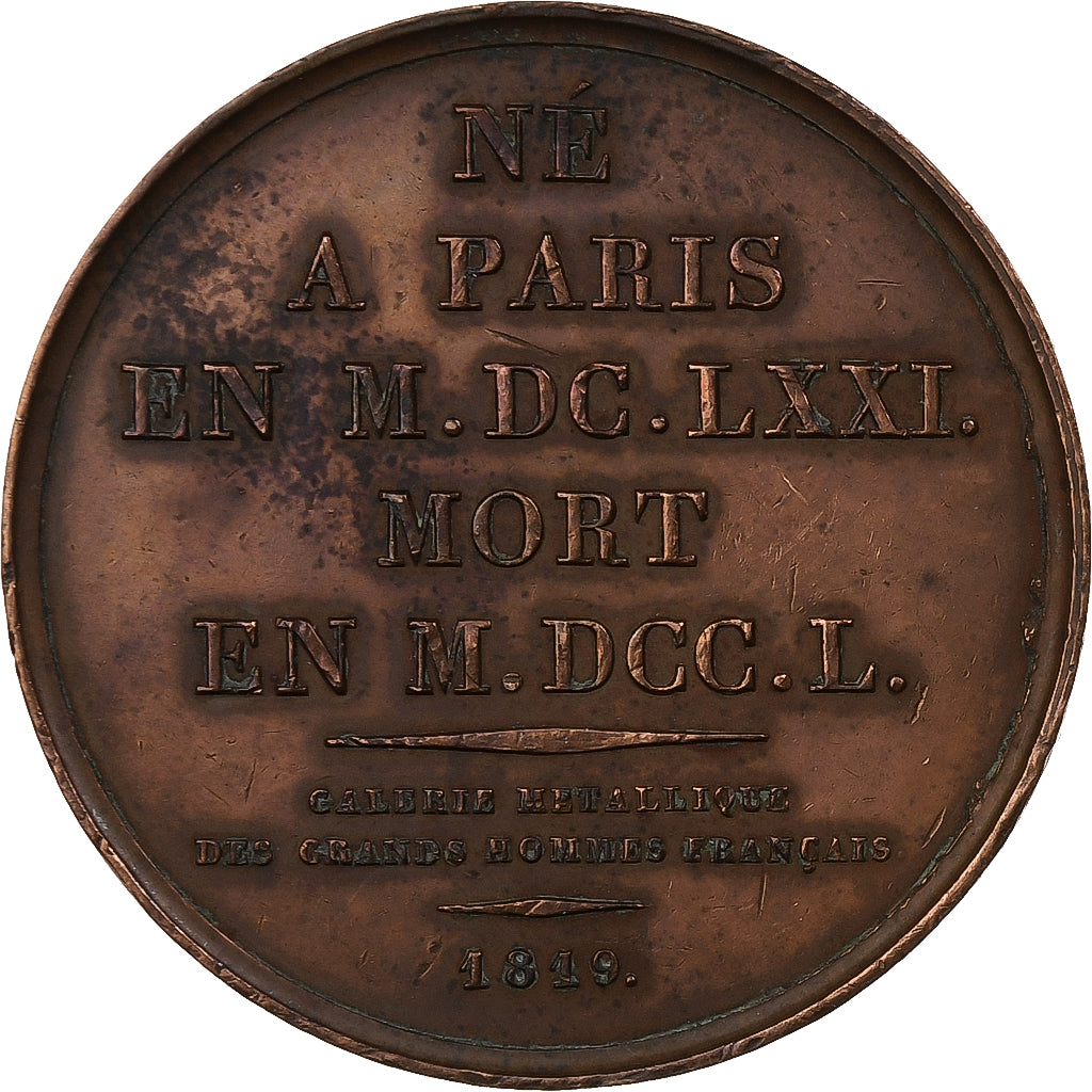 Frankreich, Medaille, Jean-Baptiste Rousseau, Galerie métallique, 1819, Kupfer