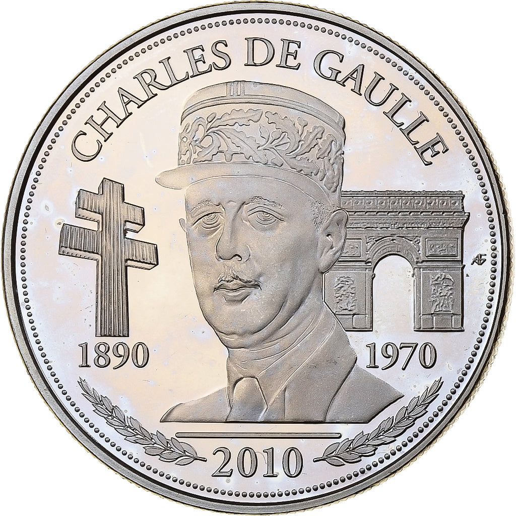 France, Medal, Charles de Gaulle, Président de la République, 2010, Utrecht