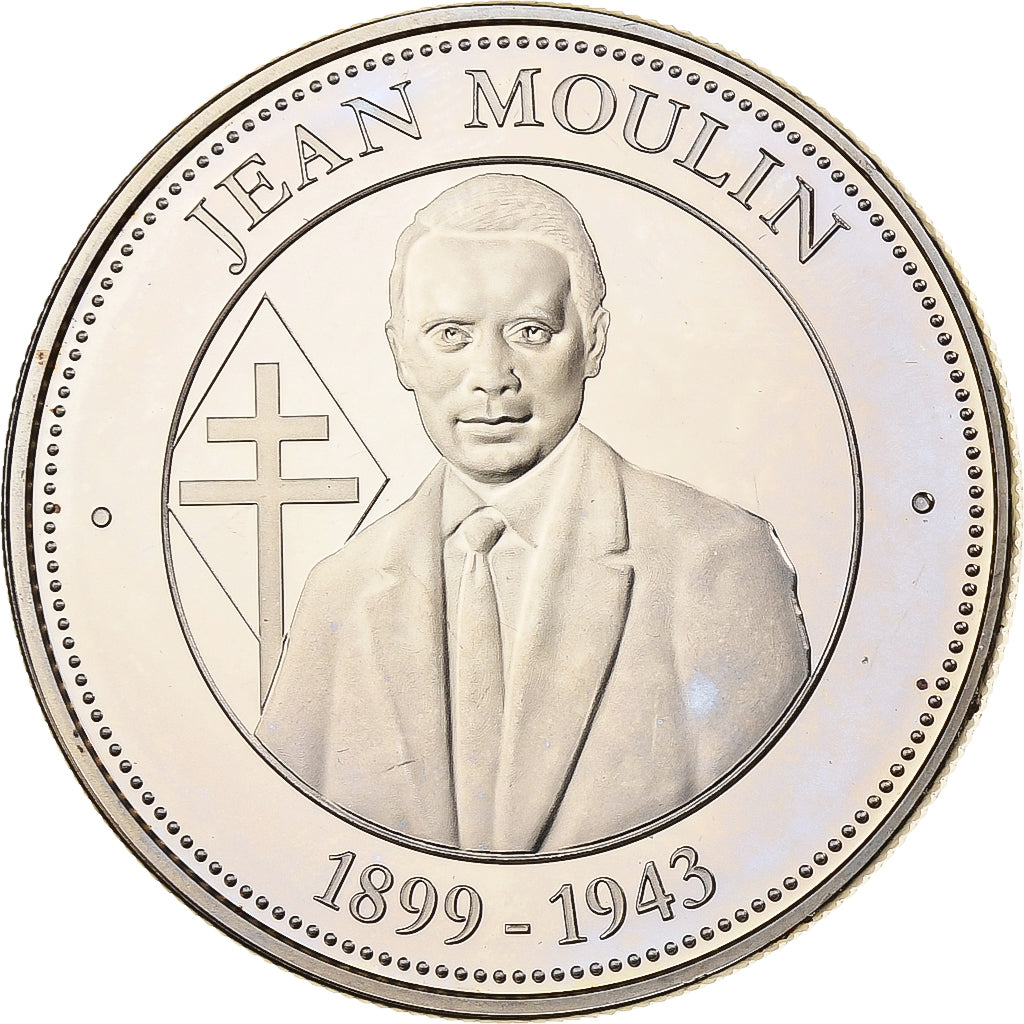 Frankreich, Medaille, Collection Panthéon, Jean Moulin, Utrecht, Kupfer-Nickel