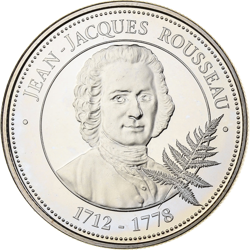 Frankreich, Medaille, Collection Panthéon, Jean-Jacques Rousseau, Utrecht