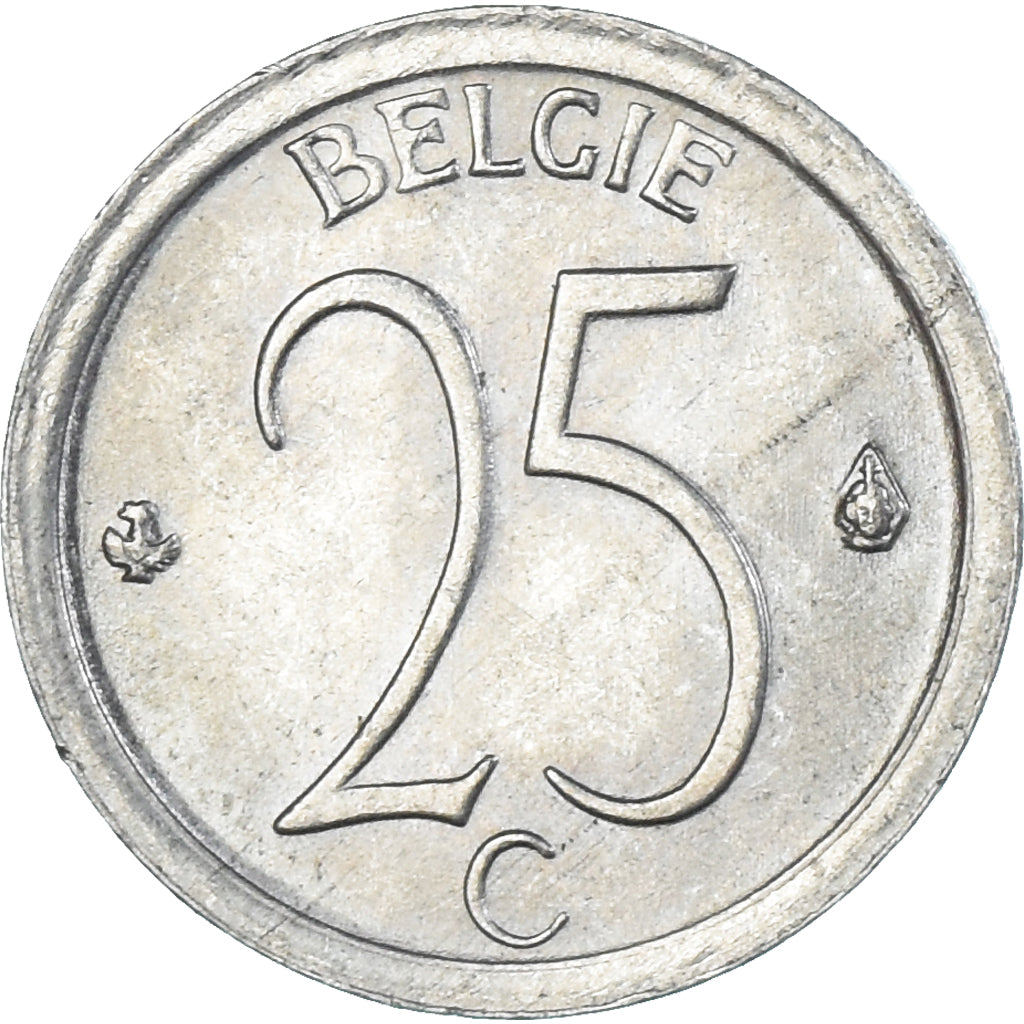 Moneta, Belgio, 25 Centimes, 1969