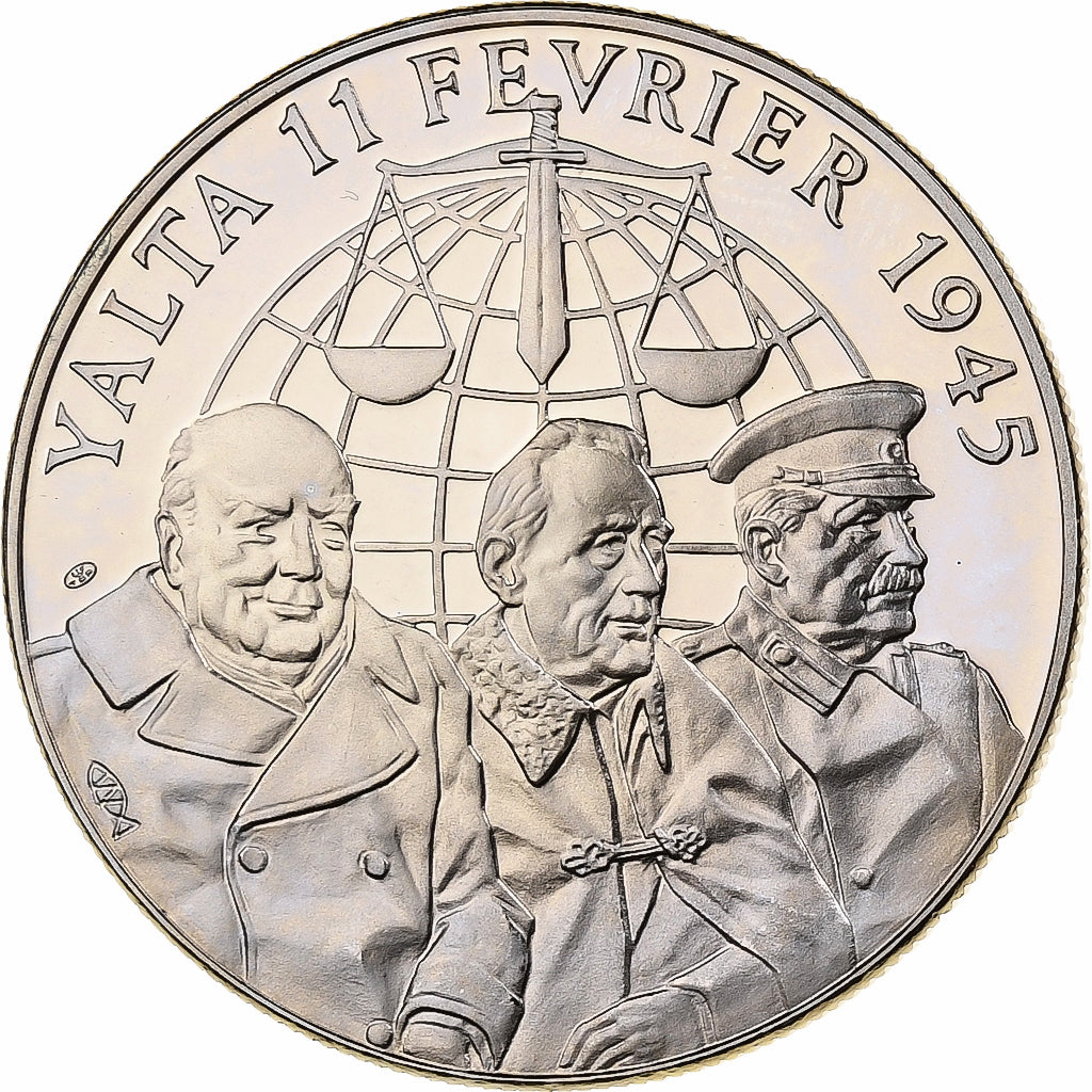 France, Medal, 1939-1945, Yalta, Utrecht, Copper-nickel, Proof, MS(65-70)