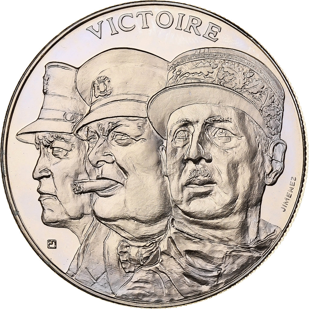 Frankrijk, Medaille, 1939-1945, Victoire, Utrecht, Cupro-nikkel, Proof, FDC
