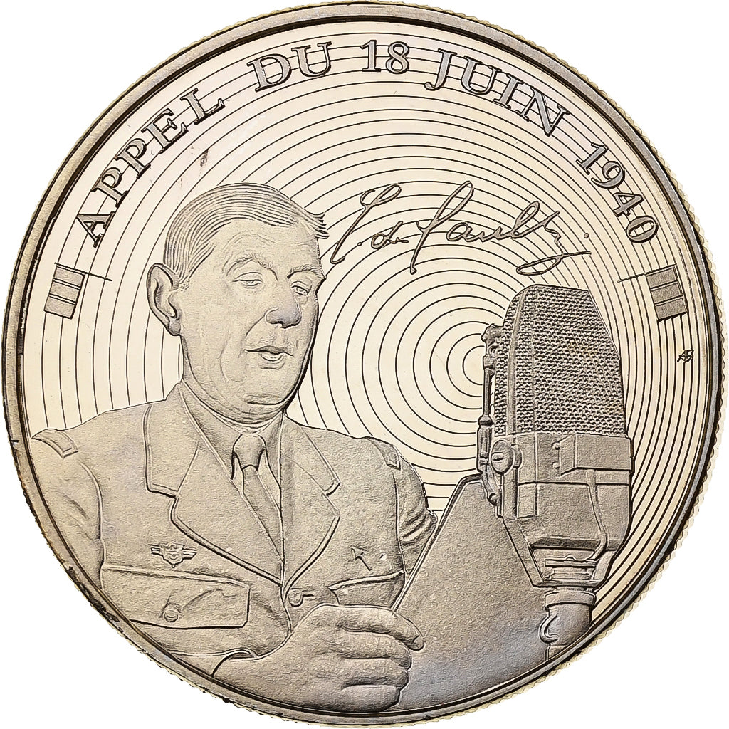 Frankreich, Medaille, 1939-1945, L'Appel du 18 Juin, De Gaulle, Utrecht