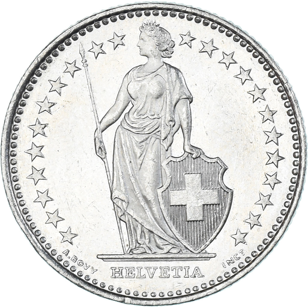 Moneda, Suiza, Franc, 2018
