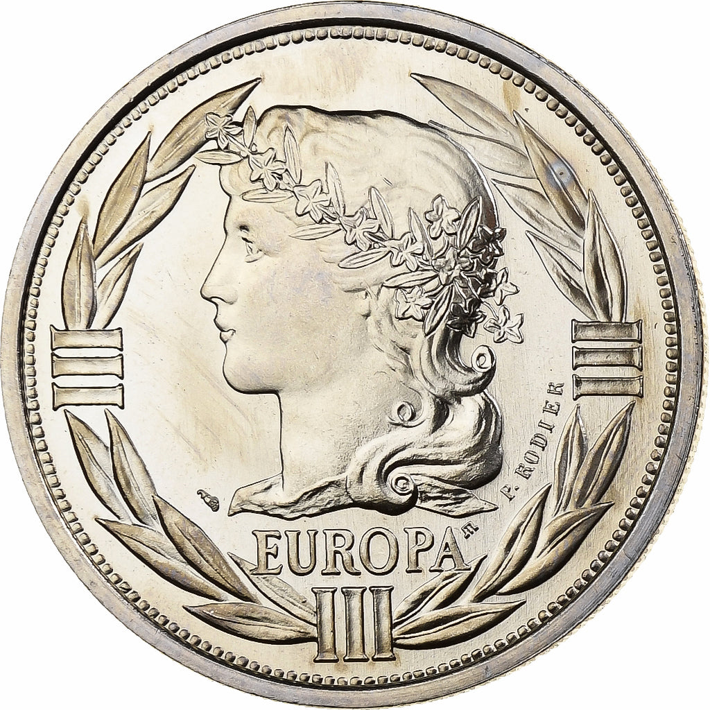 Frankreich, Medaille, Ecu Europa, 1992, MDP, Kupfer-Nickel, Rodier, UNZ