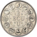 Frankreich, Medaille, Ecu Europa, 1991, MDP, Kupfer-Nickel, Rodier, UNZ