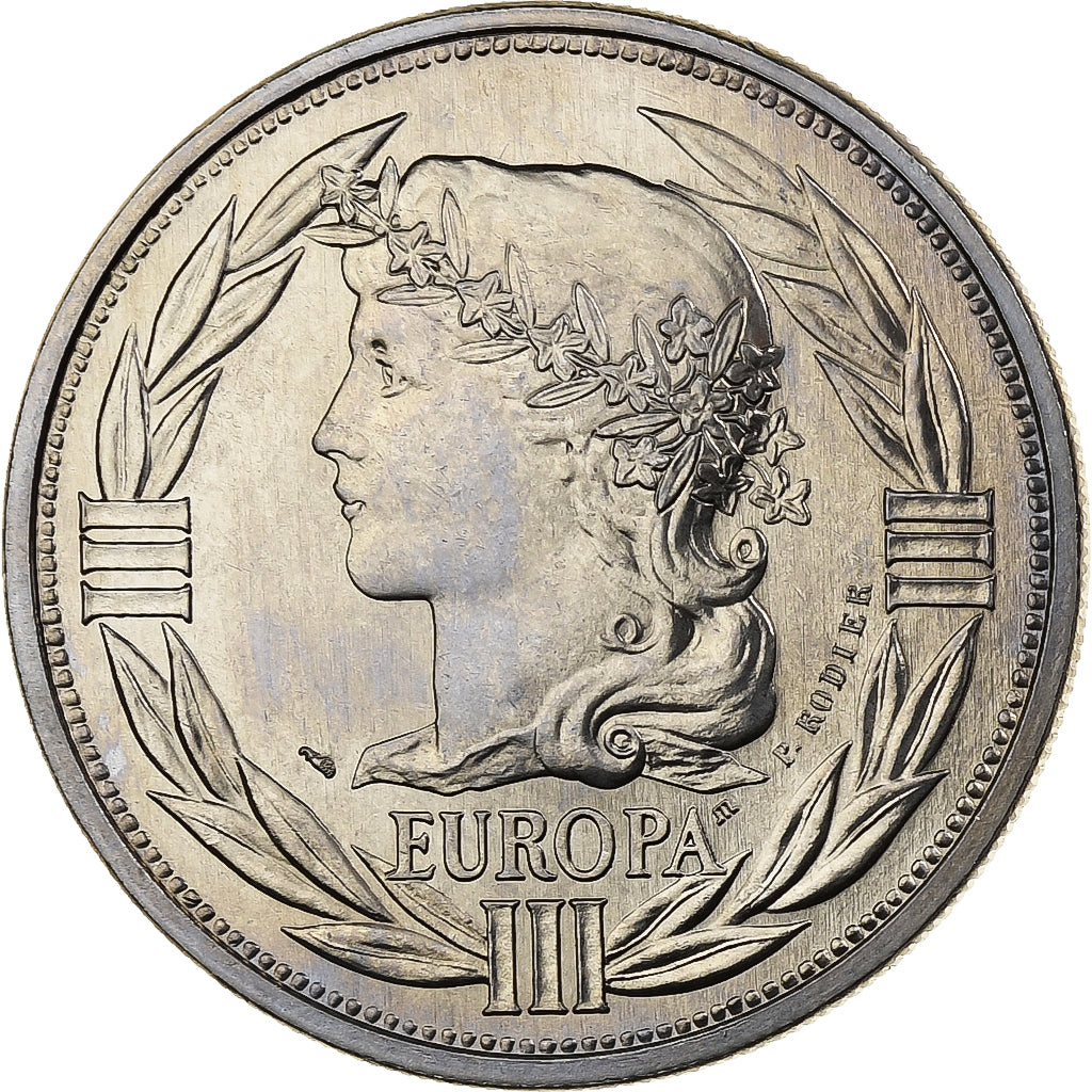 Frankreich, Medaille, Ecu Europa, 1991, MDP, Kupfer-Nickel, Rodier, UNZ