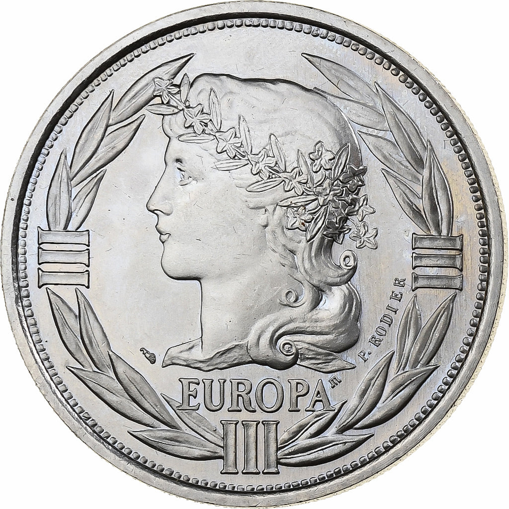 France, Medal, Ecu Europa, 1990, MDP, Copper-nickel, Rodier, MS(63)