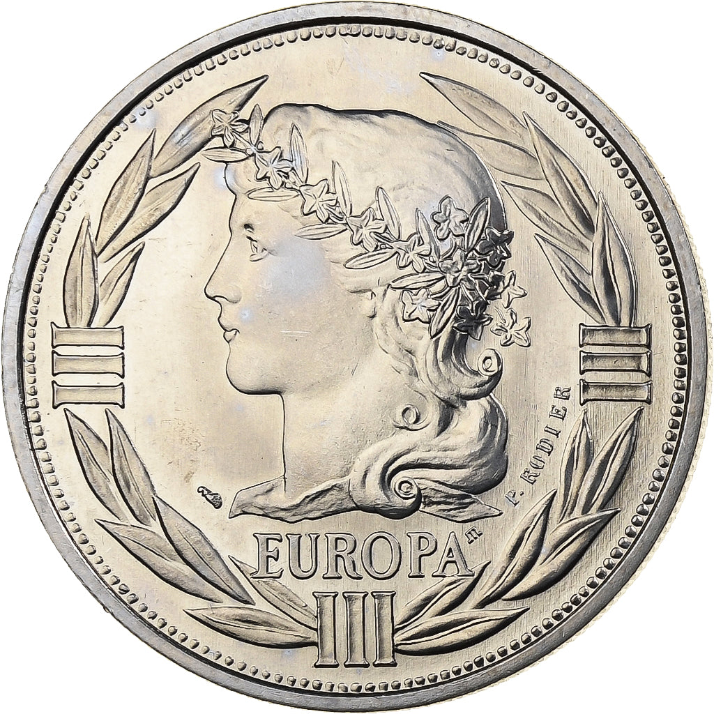 France, Medal, Ecu Europa, 1989, MDP, Copper-nickel, Rodier, MS(63)