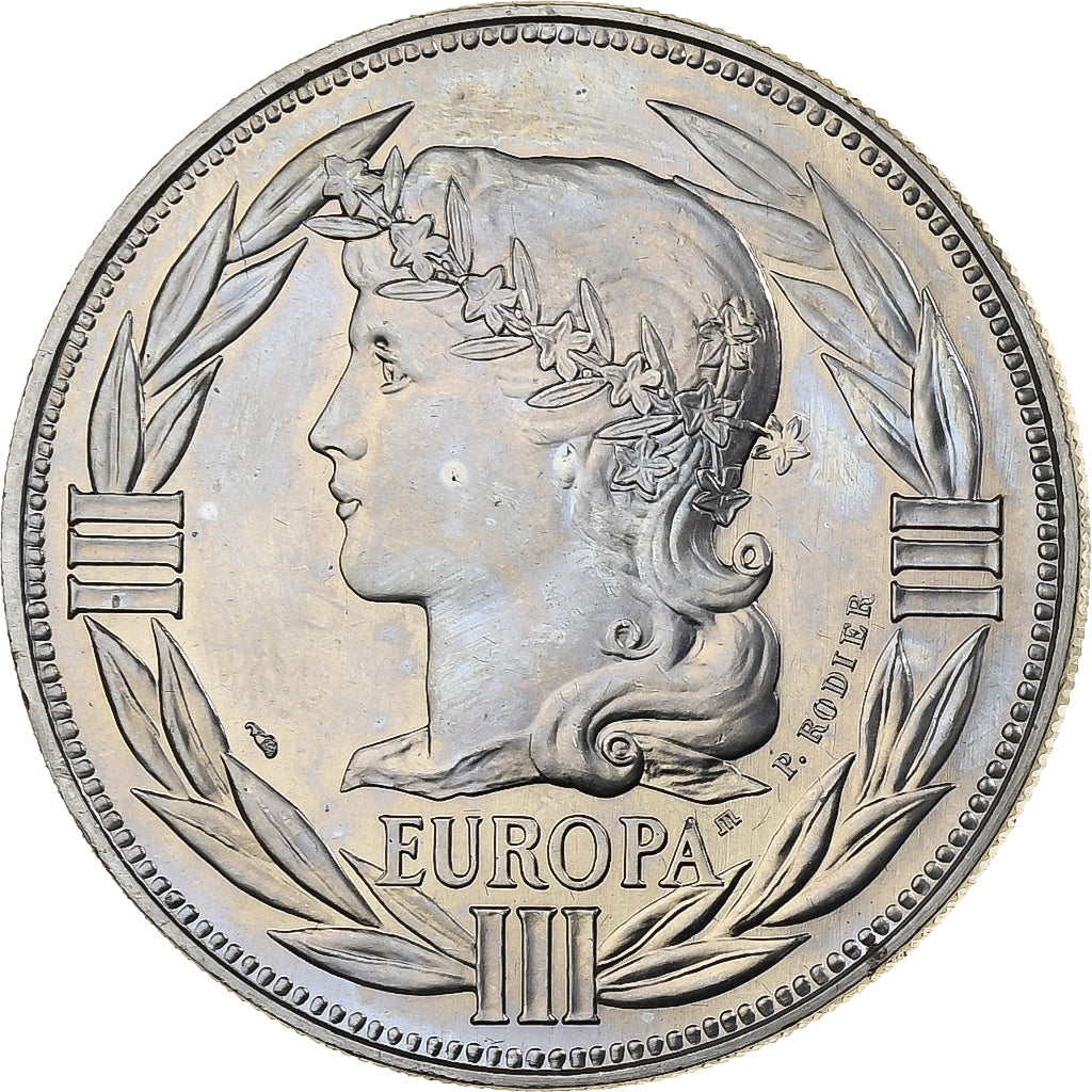Frankreich, Medaille, Ecu Europa, 1988, MDP, Kupfer-Nickel, Rodier, UNZ