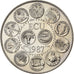 France, Medal, Ecu Europa, 1987, MDP, Copper-nickel, Rodier, MS(63)