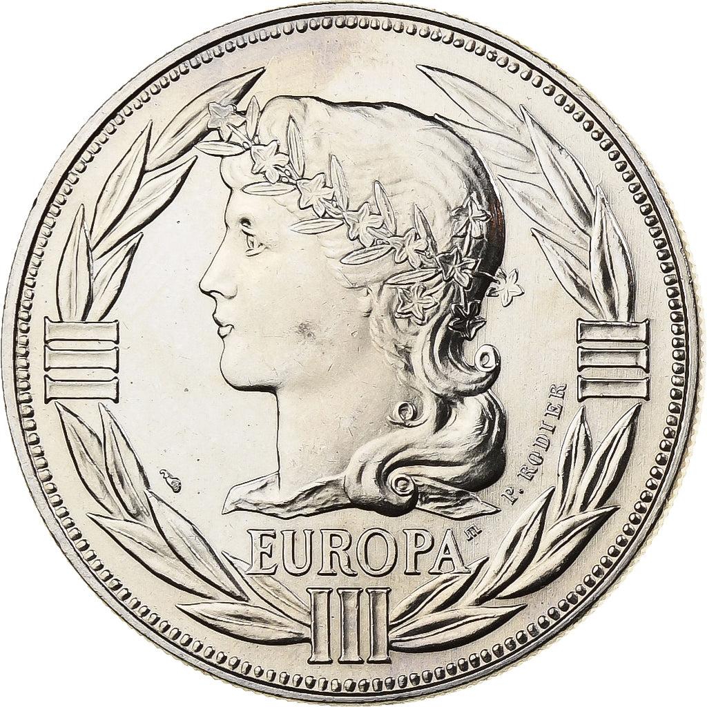 France, Medal, Ecu Europa, 1987, MDP, Copper-nickel, Rodier, MS(63)