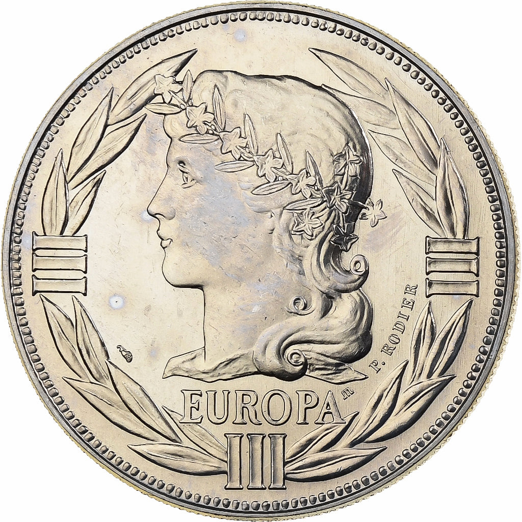 France, Medal, Ecu Europa, 1986, MDP, Copper-nickel, Rodier, MS(63)