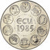 Frankreich, Medaille, Ecu Europa, 1985, MDP, Kupfer-Nickel, Rodier, UNZ