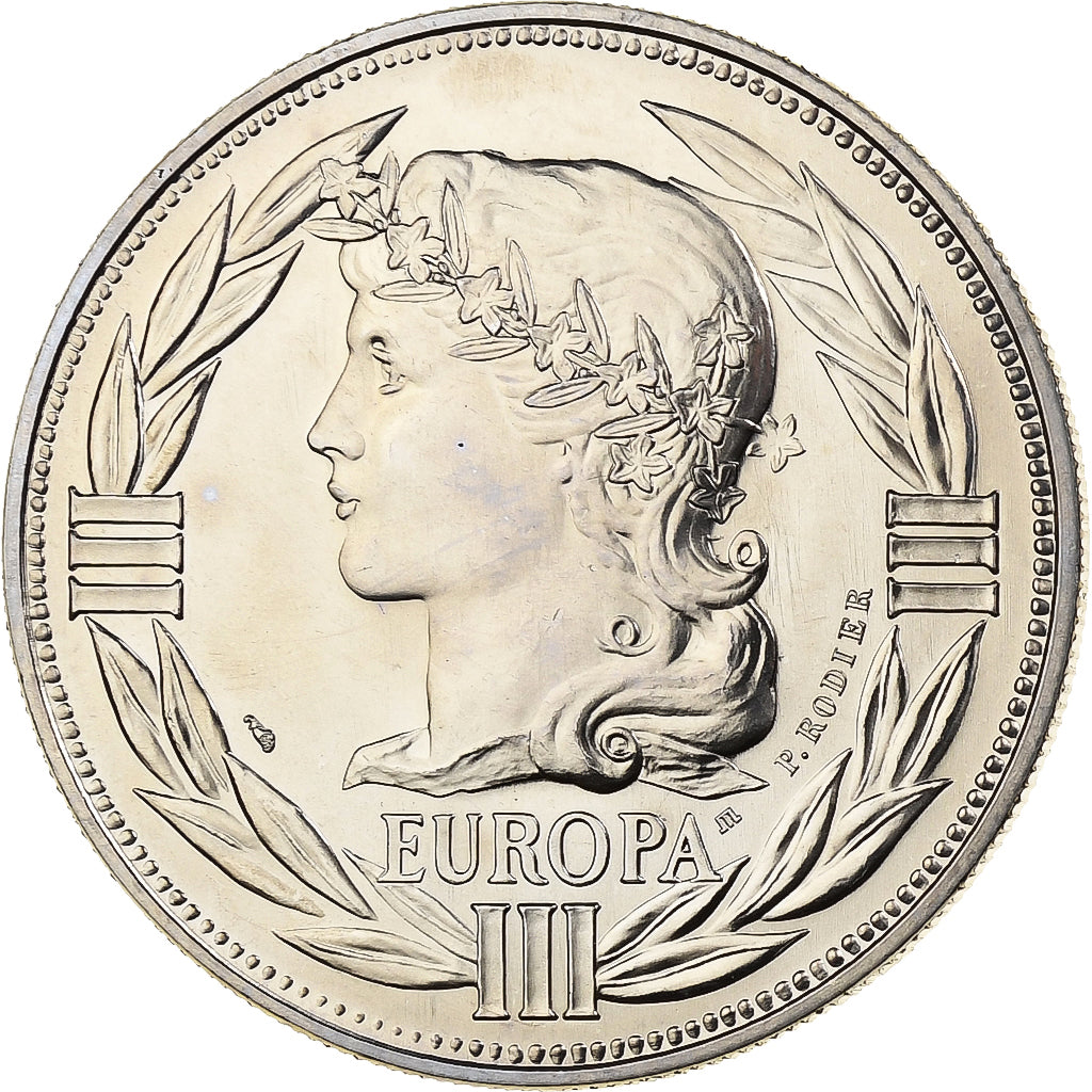 Frankreich, Medaille, Ecu Europa, 1985, MDP, Kupfer-Nickel, Rodier, UNZ