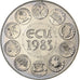 Frankreich, Medaille, Ecu Europa, 1983, MDP, Kupfer-Nickel, Rodier, UNZ