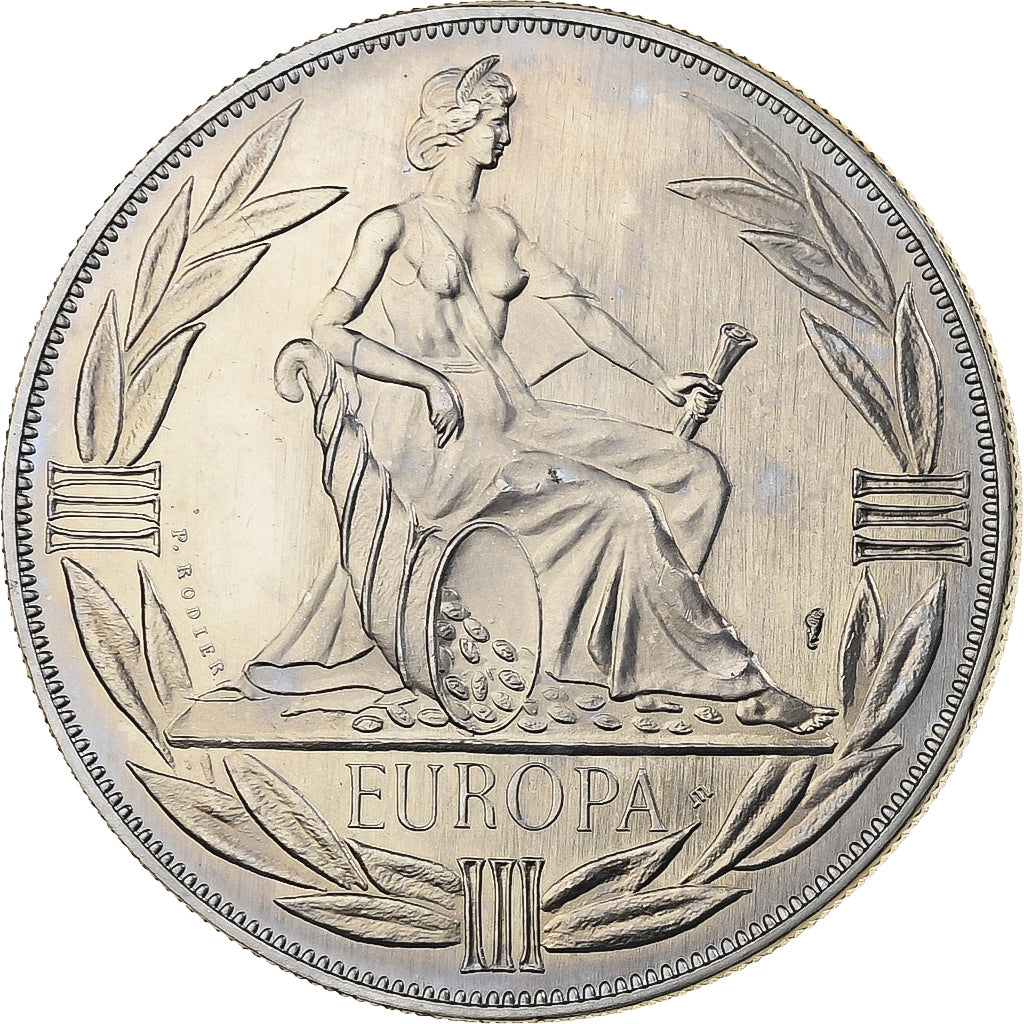 Frankreich, Medaille, Ecu Europa, 1983, MDP, Kupfer-Nickel, Rodier, UNZ