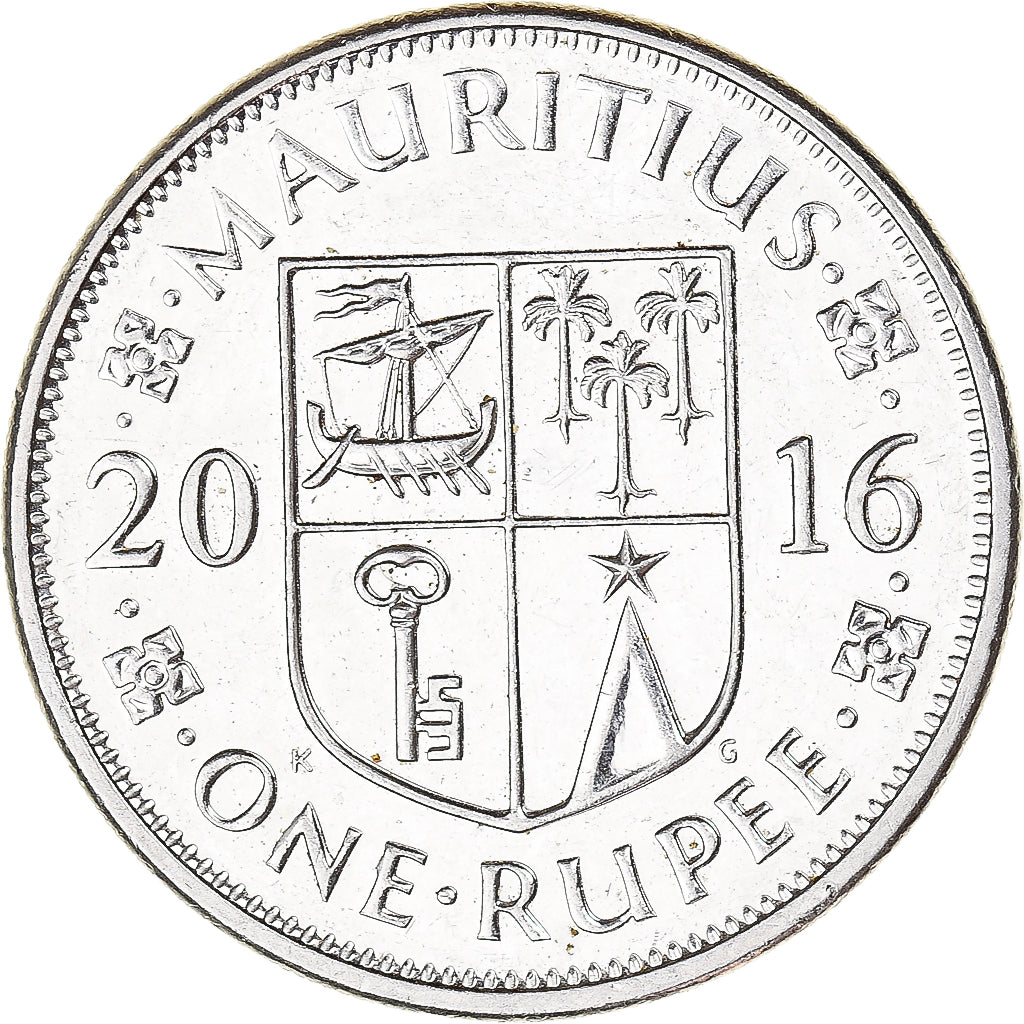 Moneda, Mauricio, Rupee, 2016