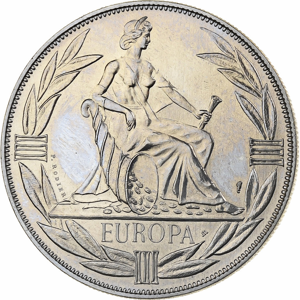 Frankreich, Medaille, Ecu Europa, 1980, MDP, Kupfer-Nickel, Rodier, UNZ