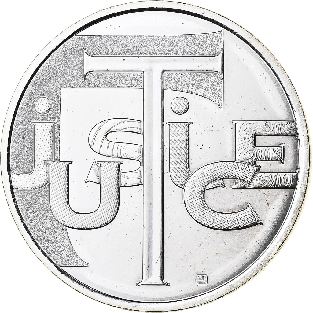 Francia, 25 Euro, Justice, 2013, MDP, Argento, FDC