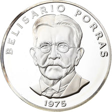 Panama, 5 Balboas, Belisario Porras, 1975, Franklin Mint, Proof, Silver
